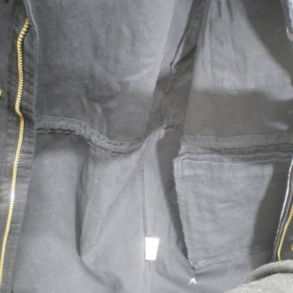 Arizona Jean Company Black Long Light Zippered Jacket, Size XL - Picture 10 of 11